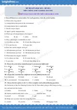 Đề thi giữa kì 2 Tiếng Anh 7 Global Success - Đề số 6